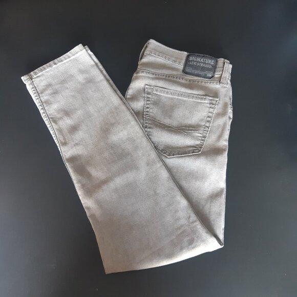 Levi Strauss Signature S26 34x30 Gray Men's Skinny Jeans - Picture 14 of 14